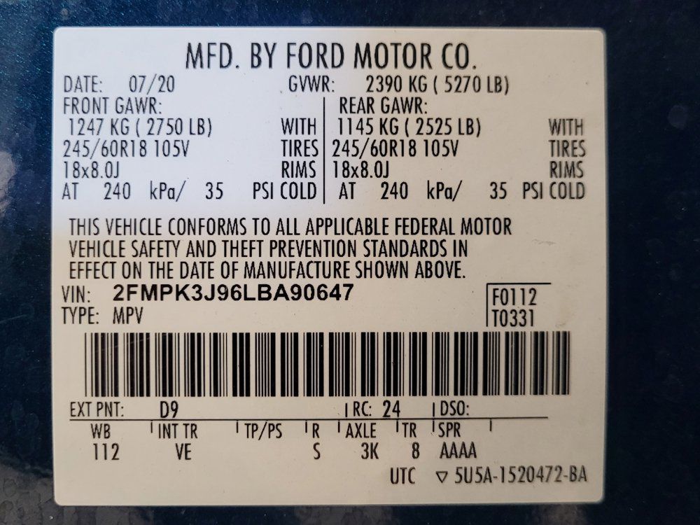Used 2020 Ford Edge SEL w/ Convenience Package FWD image 33