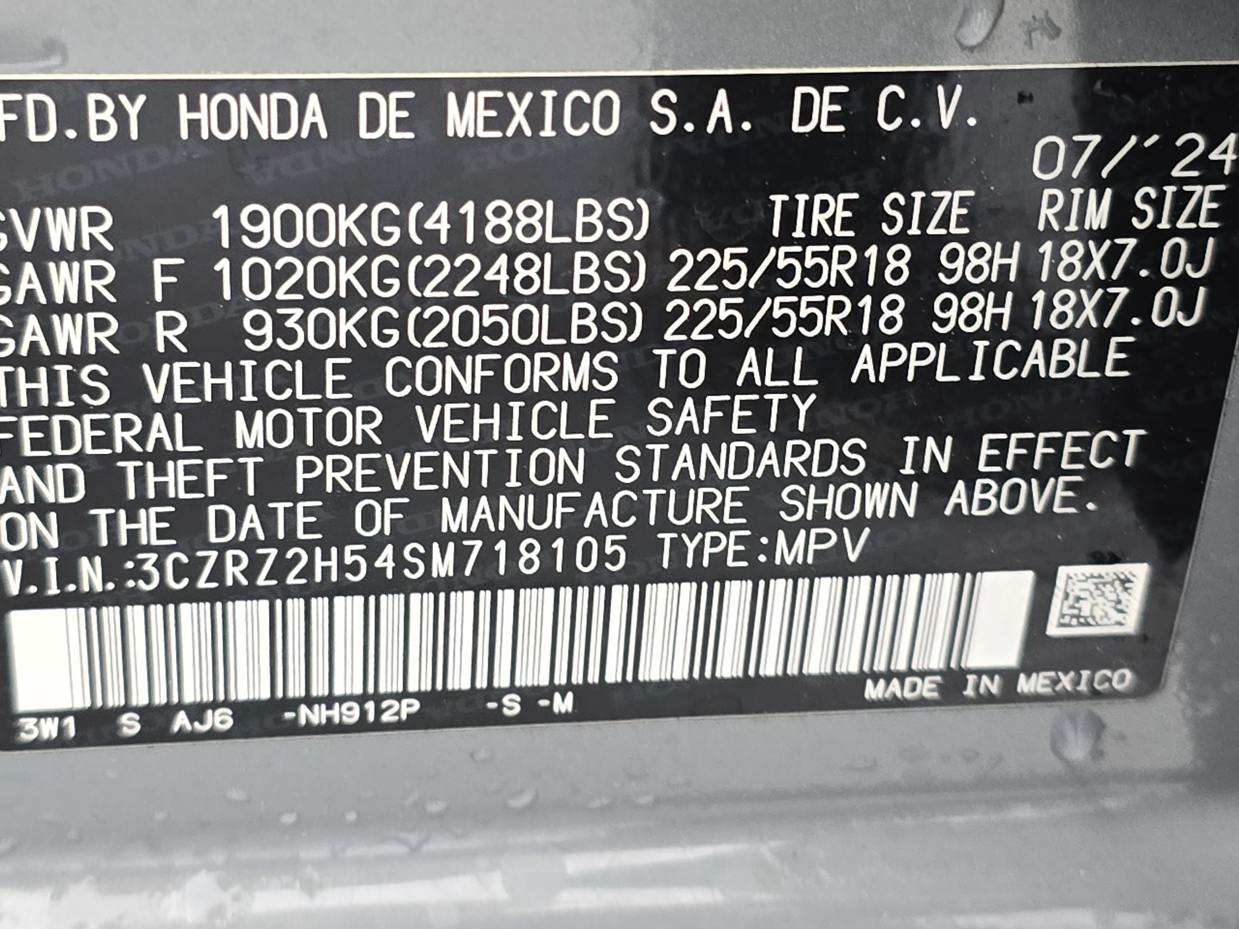 Used 2025 Honda HR-V Sport image 34