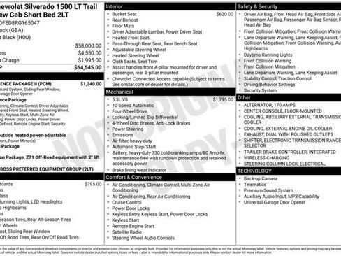 Used 2024 Chevrolet Silverado 1500 LT Trail Boss w/ Convenience Package II AWD/4WD image 7