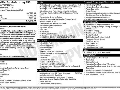 Used 2013 Cadillac Escalade Luxury image 6