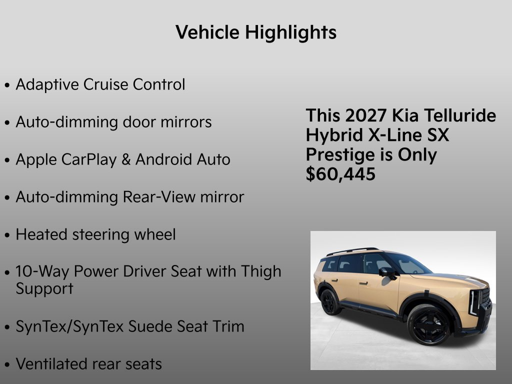 New 2027 Kia Telluride X-Line SX Prestige AWD/4WD image 34