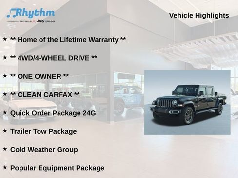 Used 2022 Jeep Gladiator Overland w/ Popular Equipment Package AWD/4WD image 5
