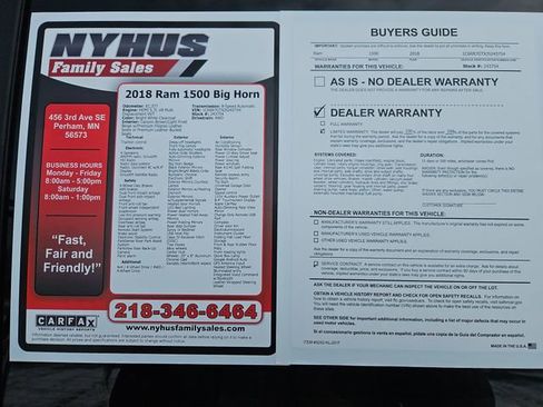 Used 2018 RAM 1500 Big Horn image 50