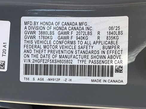 Used 2025 Honda Civic Sport image 29