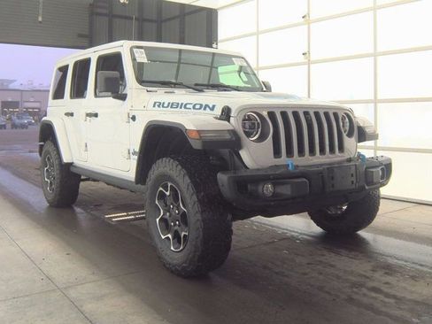 Used 2021 Jeep Wrangler Unlimited Rubicon 4xe w/ Steel Bumper Group image 3