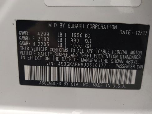 Used 2018 Subaru Impreza 2.0i Premium image 33