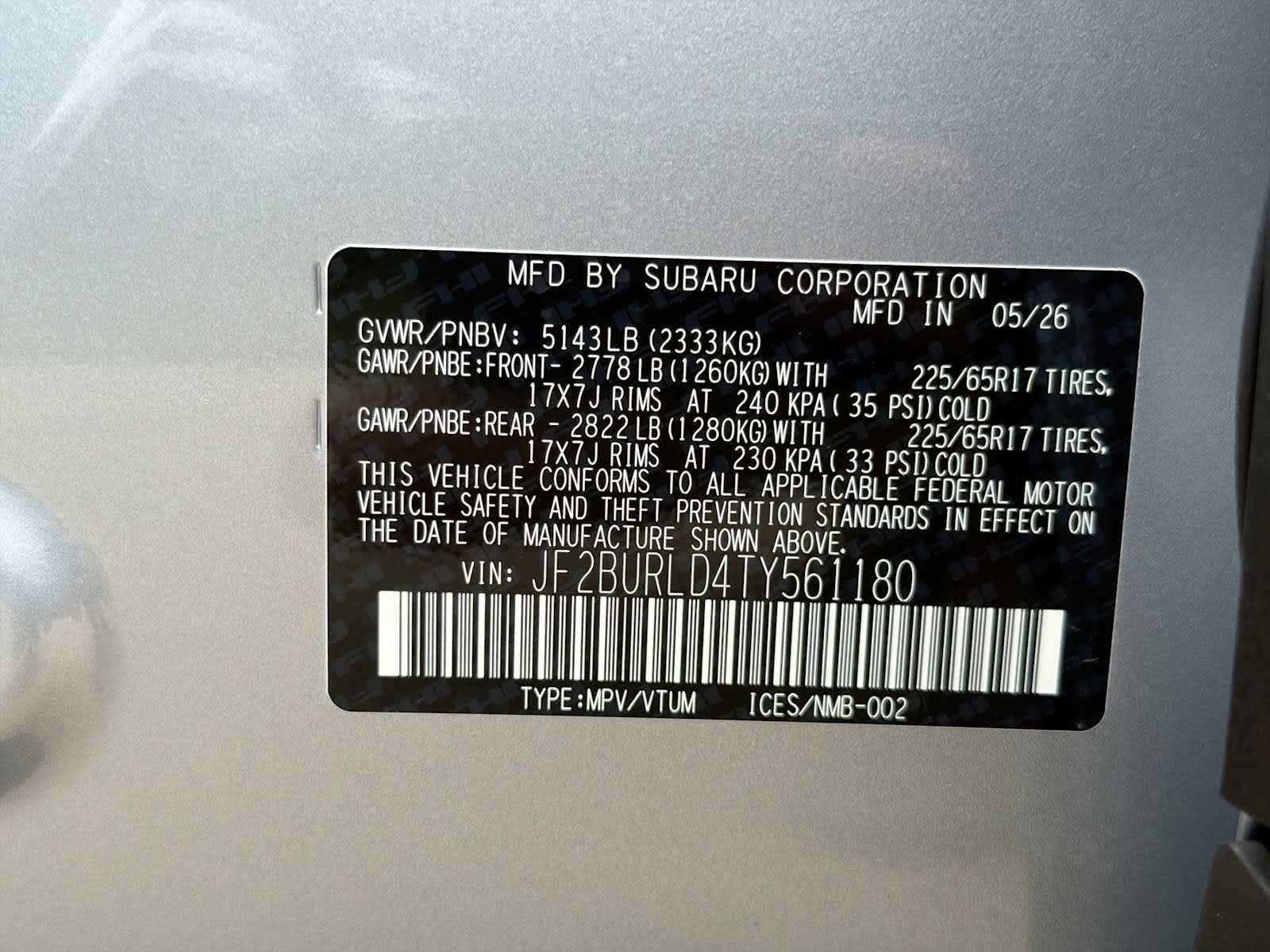 New 2026 Subaru Outback Wilderness AWD/4WD image 33