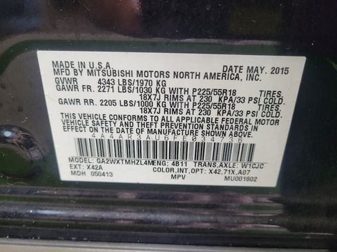 Used 2015 Mitsubishi Outlander Sport ES AWD/4WD image 33