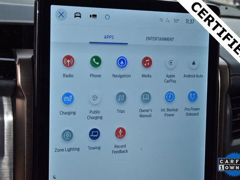 Certified 2023 Ford F150 Lightning Lariat w/ Equipment Group 511A High image 29