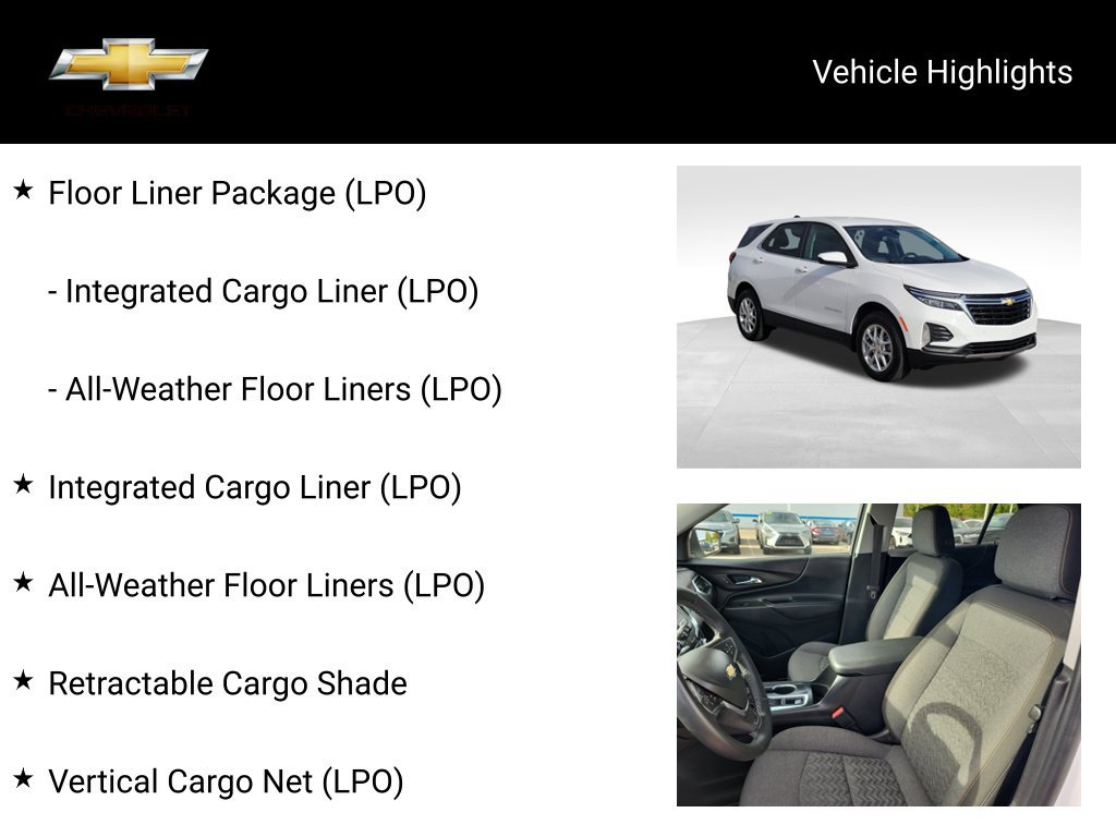 Used 2024 Chevrolet Equinox LT w/ LPO, Floor Liner Package AWD/4WD image 20