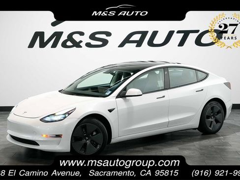 Used 2022 Tesla Model 3 Long Range AWD/4WD image 1