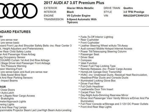 Used 2017 Audi A7 3.0T Prestige w/ Prestige Package image 17