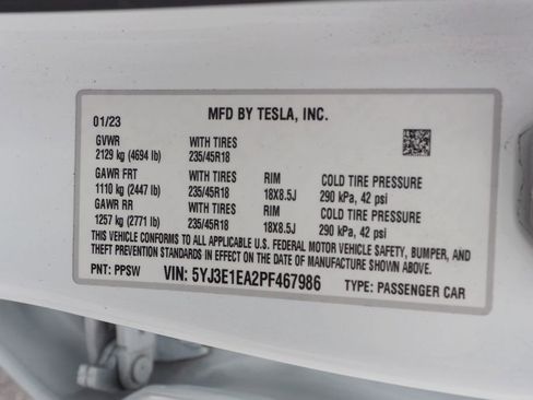 Used 2023 Tesla Model 3 Standard Range image 26