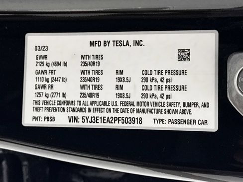 Used 2023 Tesla Model 3 Standard Range RWD image 38