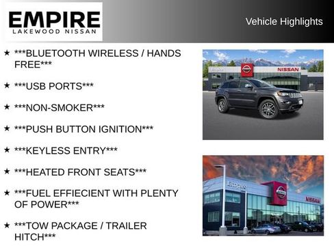 Used 2018 Jeep Grand Cherokee Overland AWD/4WD image 2