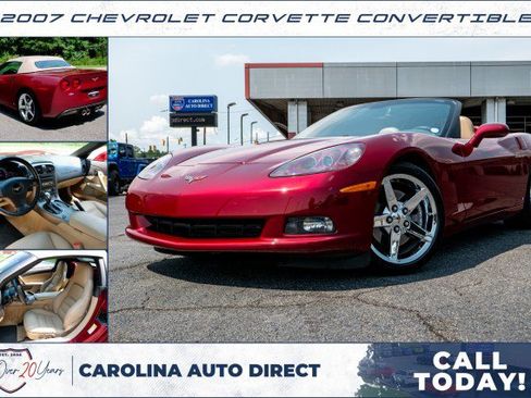 Used 2007 Chevrolet Corvette Convertible w/ Preferred Equipment Group RWD image 1