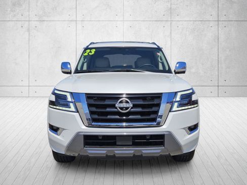 Used 2023 Nissan Armada Platinum w/ Captain's Chairs Package AWD/4WD image 2