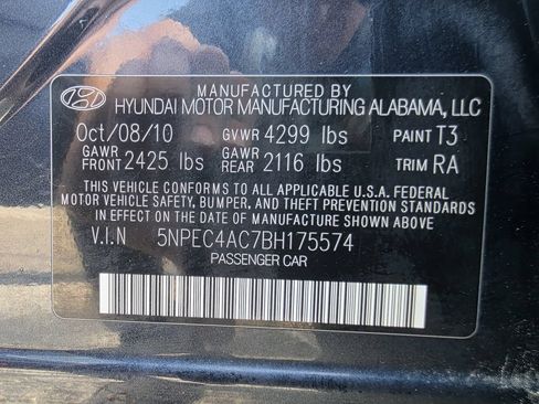Used 2011 Hyundai Sonata SE w/ Navigation & Sunroof Pkg 4 FWD image 37