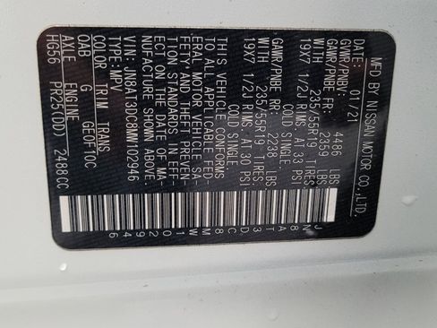 Used 2021 Nissan Rogue Platinum FWD image 33