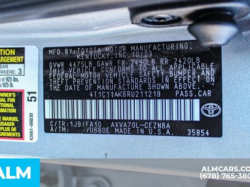 Used 2024 Toyota Camry LE image 41