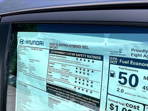 New 2026 Hyundai Elantra Sport FWD image 14