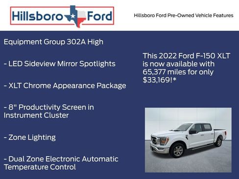 Used 2022 Ford F150 XLT w/ Equipment Group 302A High RWD image 6