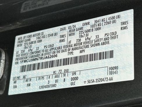 Used 2024 Ford Escape ST-Line AWD/4WD image 36