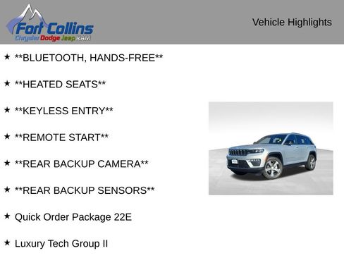 Used 2025 Jeep Grand Cherokee Limited w/ Luxury Tech Group II image 4