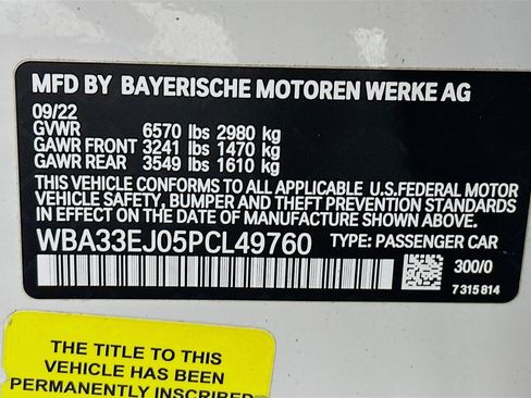 Used 2023 BMW 760i xDrive AWD/4WD image 34