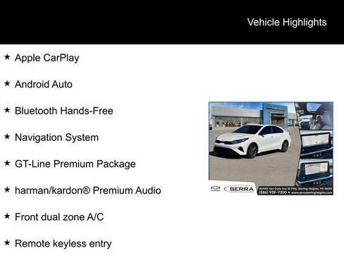 Used 2024 Kia Forte GT-Line w/ GT-Line Premium Package FWD image 4
