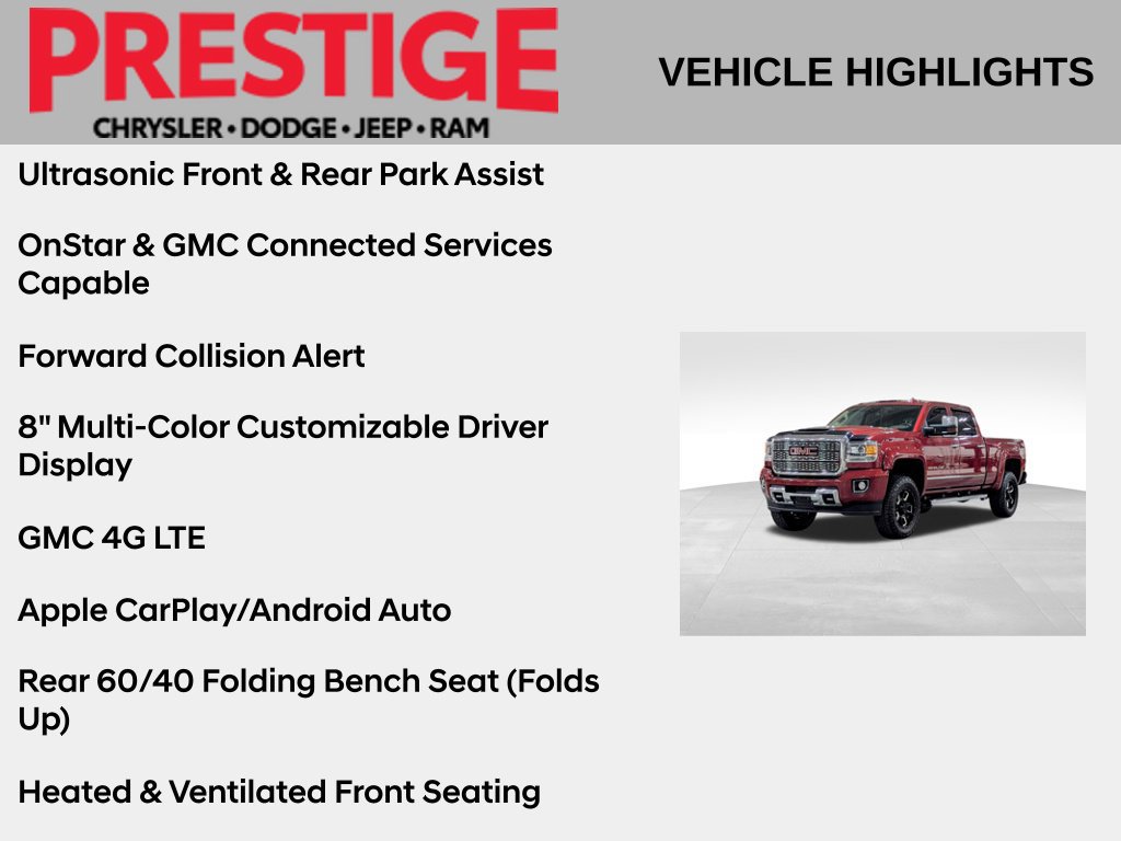 Used 2018 GMC Sierra 3500 Denali w/ Duramax Plus Package AWD/4WD image 12