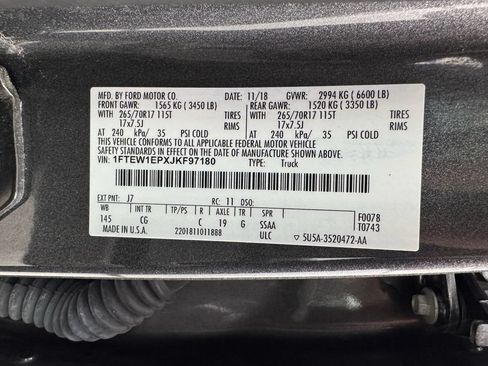 Used 2018 Ford F150 XL w/ Equipment Group 101A Mid AWD/4WD image 16