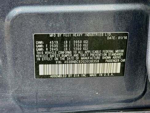 Used 2016 Subaru Legacy 2.5i Premium w/ Protection Package #1 AWD/4WD image 27