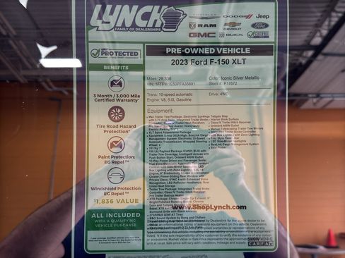 Used 2023 Ford F150 XLT w/ Equipment Group 302A High AWD/4WD image 41