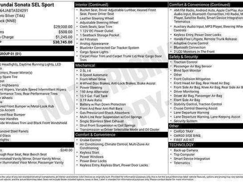 New 2026 Hyundai Sonata SEL image 28