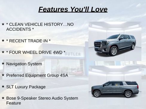 Used 2022 GMC Yukon XL SLT w/ SLT Luxury Package AWD/4WD image 8