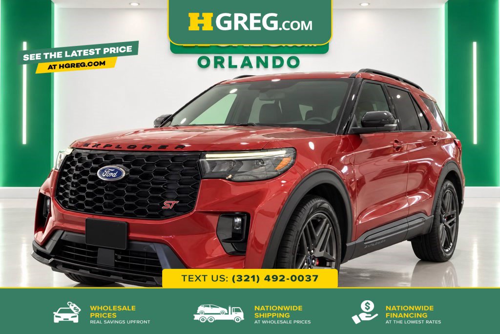Used 2025 Ford Explorer ST w/ Sun And Sound Package RWD image 1