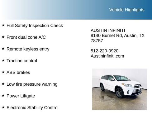 Used 2018 Toyota Highlander Plus FWD image 9