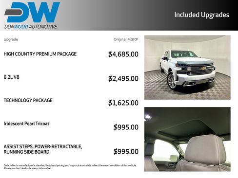 Used 2019 Chevrolet Silverado 1500 High Country w/ High Country Premium Package image 6