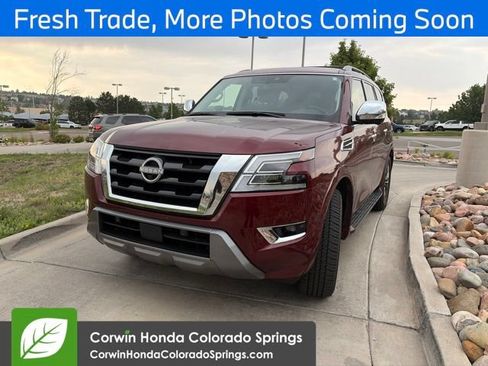 Used 2024 Nissan Armada Platinum w/ Captain's Chairs Package AWD/4WD image 2