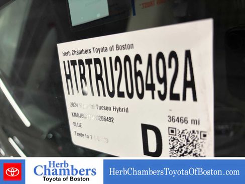 Used 2024 Hyundai Tucson Blue AWD/4WD image 14