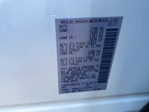 Certified 2025 Nissan Murano SV AWD/4WD image 15