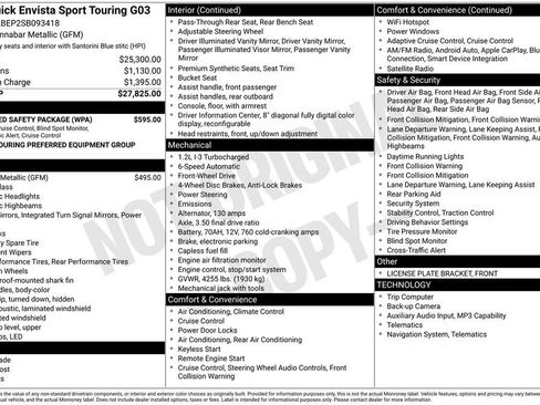 Used 2025 Buick Envista Sport Touring w/ Advanced Safety Package image 6