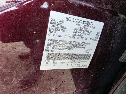 Used 2017 Ford Edge SEL w/ Equipment Group 201A image 18