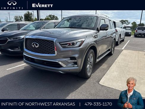 Used 2021 INFINITI QX80 Luxe w/ Cargo Package AWD/4WD image 1