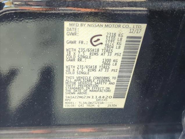 Used 2018 Nissan Murano SV FWD image 29