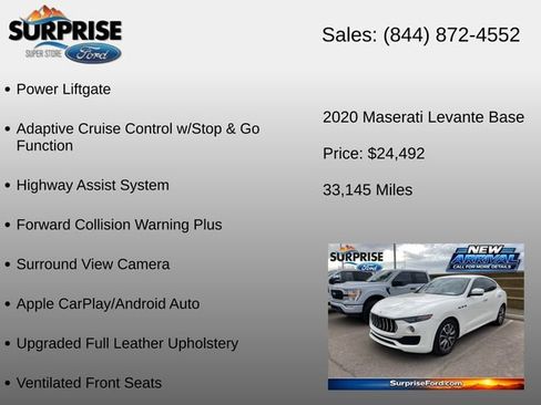 Used 2020 Maserati Levante AWD/4WD image 16