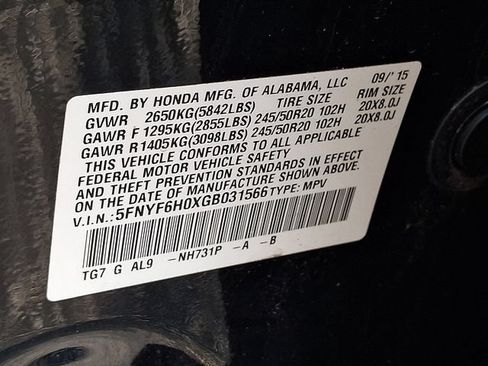 Used 2016 Honda Pilot Elite image 28