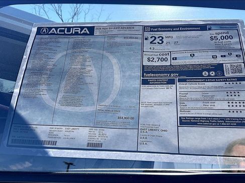 New 2026 Acura RDX SH-AWD w/ Advance Package image 41