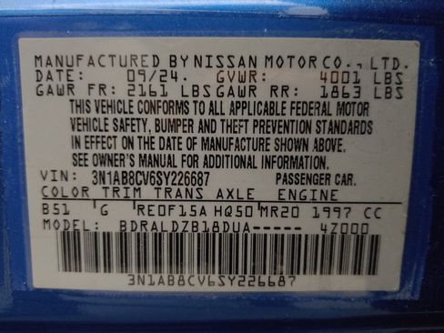 Used 2025 Nissan Sentra SV FWD image 33